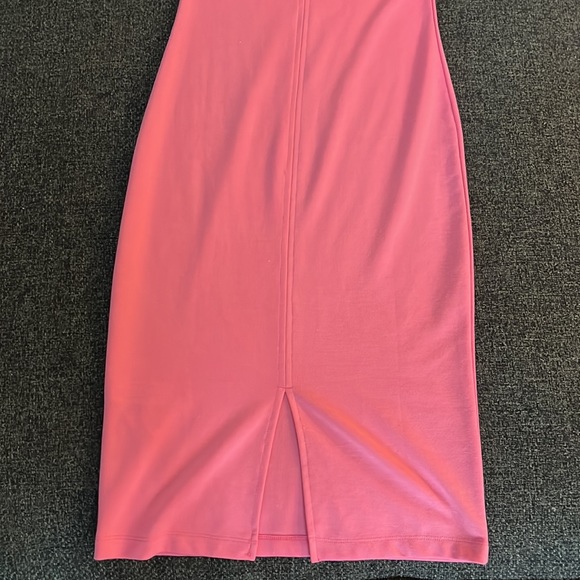 Zara Dresses Pink Midi Dress Poshmark